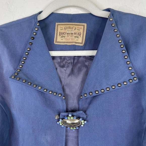 Vintage Double D Ranchwear Vest Womens Studded Western Cowgirl Rodeo Size S/M - Picture 2 of 11